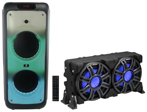 Audiosavings Bundle: Kicker 51MWLE104 Dual 10