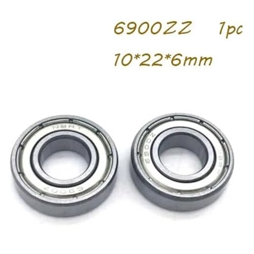 Roulements rigides à billes 6900ZZ en acier blindé 10 mm 5PC - 2