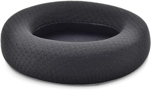 Image of Street27 Ear Pads Cushion Compatible with SteelSeries Arctis 3 / Arctis 5 / Arctis 7 Arctis 9 / Arctis 1 / Arctis pro Wireless Gaming Headphones, Black Fabric Earpad with Noise Isolation Foam - Black