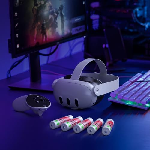 EBL Wiederaufladbar Lithium Akkus AA 8 Pack mit Ladegerät, 1.5v 3000mWh 1600 Zyklen Langlebige AA Batterien, Wiederaufladbare Lithium Batterie AA Ladegerät für Li-Ion AA/AAA Akkus