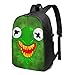 Produktbild HOIH 17 Zoll Rucksack Notebook USB Ladegerät Bookbag Angry Frog Daypack Mode Frauen Mädchen Label Card Card Bag