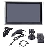 ◆ ☀Función de carga: pantalla LCD de alta definición de 800 x 480 píxeles de 7 pulgadas e interfaz de visualización dinámica 3D. Pantalla tactil capacitiva. Ingrese rápidamente al modo de vista trasera. Utilice el cable de datos original del teléfono para conectar el teléfono al automóvil. La corriente del puerto USB es 2A, que es suficiente para usar la función de Internet del teléfono y asegurarse de que haya suficiente energía para cargar el teléfono.