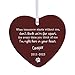 Personalization Universe Pet Memorial Personalized Heart Ornament 3.25