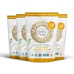 One Degree Organic Foods Sprouted Rolled Oats, USDA Organic, Non-GMO Gluten Free Oatmeal, 24 oz, 4 Pack