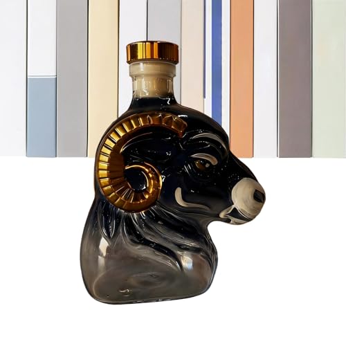 Botella De Whisky - Contenedor Divertido En Forma De Oveja,Jarra De Whisky Y Alcohol Así Como Botella De Vino,Para Vodka Tequila Vino Brandy Cóctel Decoración Hogar Cumpleaños Navidad Fiesta