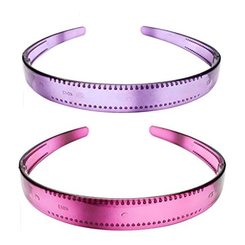 FodatTM - Juego de 2 diademas plegables de plástico con dientes Cover