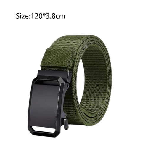 Durable Nylon Belts – Adjustable 120x3.8cm Canvas Belt with Pin Buckle and Auto Closure – Lightweight Everyday Wear2