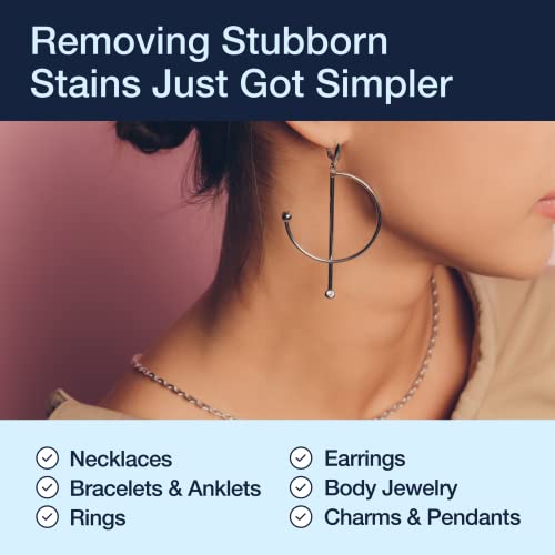 Silver Jewelry Cleaning Kit | Includes Jewelry Cleaning Solution, Jewelry Cleaner Cloth And Dip Tray Sterling Silver Cleaner For Jewelry Tarnish Silver Polishing Cloth For Jewelry #TOP4