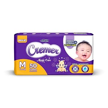 Fralda Cremer Mega M 50 Unidades