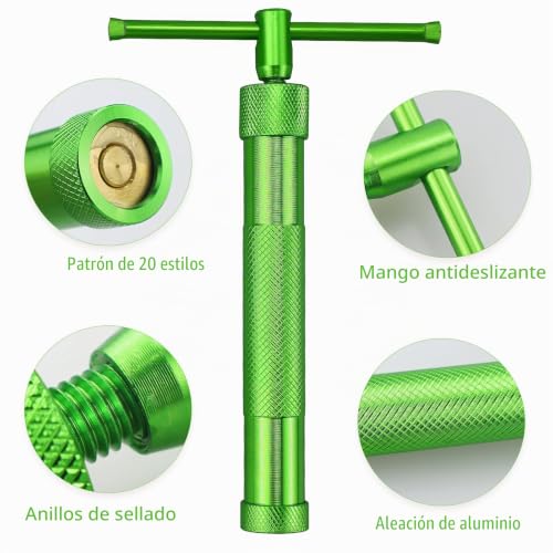 Miniatura 2 de Szxmdkh Extrusora De Fondant, Extrusora De Pasta De Azúcar De Acero Inoxidable Con 20 Discos Intercambiables Para Herramientas De Decoración De Pasteles Y Arcilla