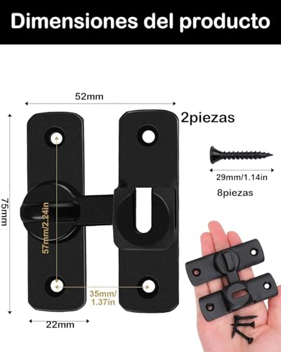 Cerradura de seguridad para puerta corrediza 8 Imagen adicional