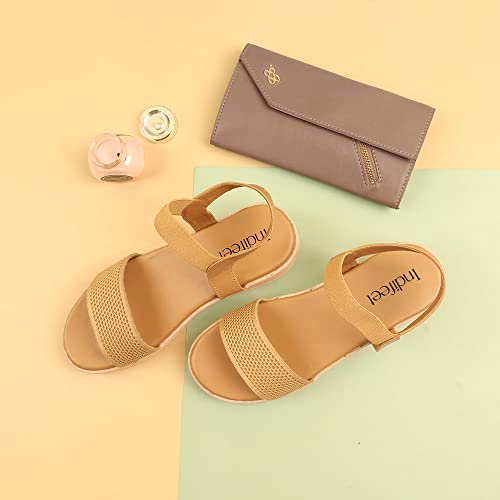 Image of Indifeet - platform heels sandals for women, stylish wedges ladies sandal, woman fashion latest wedge design, women's girls footwear, fancy ladies' flatforms trendy lady best