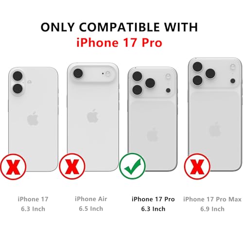TORRTOWAY 2 in 1 Magnetic Case for iPhone 17 Pro Case Compatible with MagSafe Military Grade Drop Heavy Duty Rugged Shockproof Protective Cover for iPhone 17 Pro Phone Case (Blue) by TORRTOWAY - Used condition - Image 2