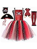 Le design sur le thème des pirates avec des imprimés de crânes, du patchwork et des paillettes est tendance et accrocheur, apportant un look à la mode et cool pour les filles