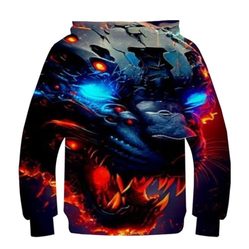 Sweats à capuche impression 3D pull à capuche manches longues veste drôle