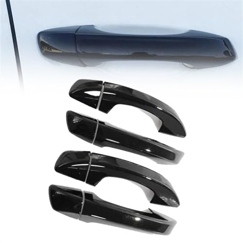 Style voiture pour VW Golf 6 avec habillage poignée noir brillant