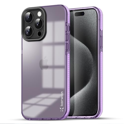 Image of KARWAN Back Cover| iPhone 14 Pro Back Cover |Polycarbonate Material| Full Camera Protection |Perfectly Fit| Case for iPhone 14 Pro - Purple