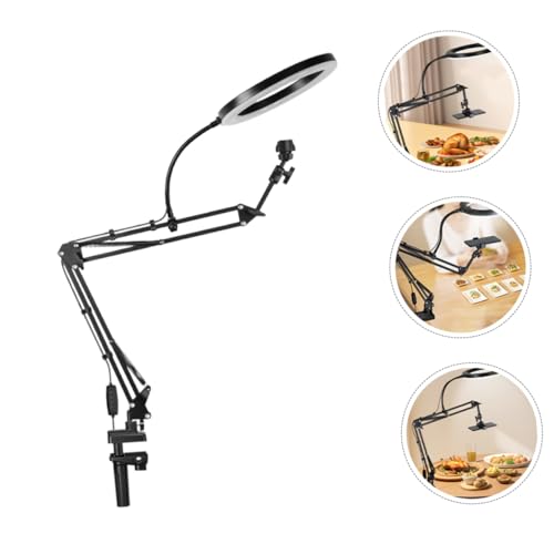 Soporte para Móvil Regulable con Luz de Transmisión Accesorio Escritorio Duradero 6