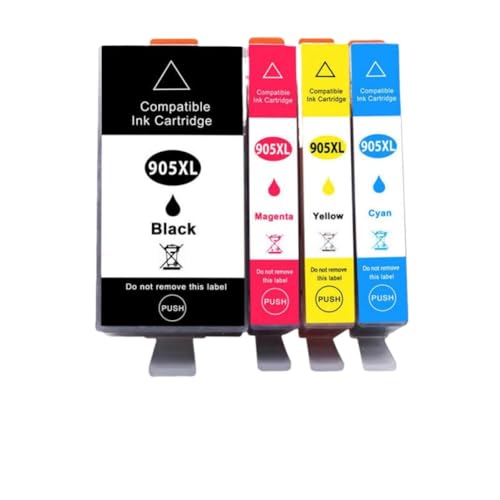 Tinta 905XL compatible para OfficeJet Pro 6960 6970 6950 consumibles de impresora