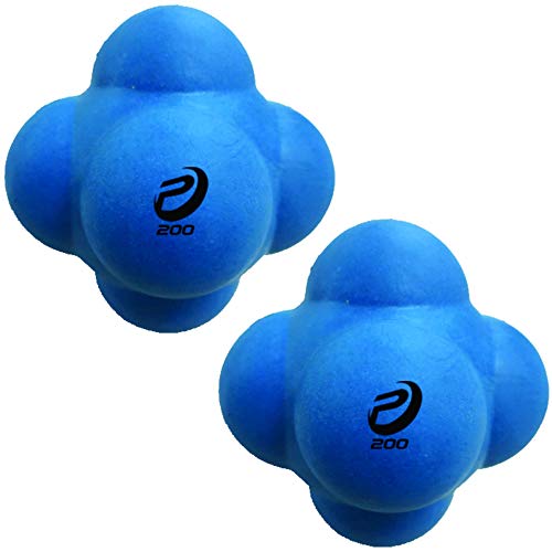 ProNine Agility Trainer Reaction Ball - (2-Pack, Softball Sized) - Practice Tool for Infield and Agility Training