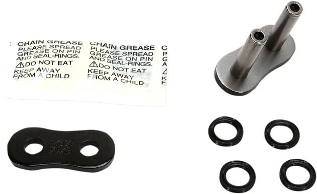 ATV&UTV Replace Parts & Accessories for EK 530 ZVX3 Series NX-Ring Chain MLJ Rivet-Type Master Link Black Mod-BBM45-FV12085