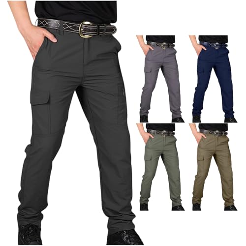 Men's Slim Fit Water Resistant Cargo Pants