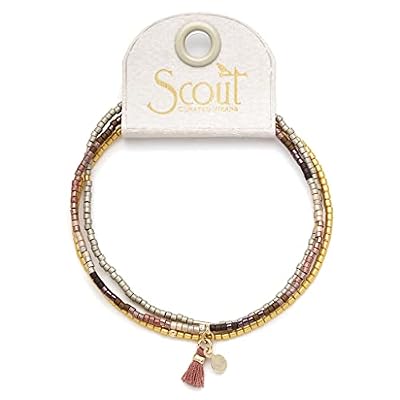 Scout Curated Wears - Chromacolor Miyuki Bracelet Trio - Bronze Multi/Gold