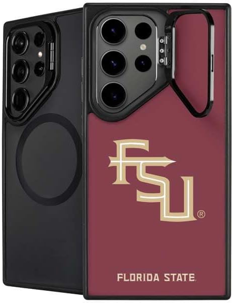 Skinit Kickstand Phone Case Compatible with Galaxy S25 Ultra - Officially Licensed Florida State FSU Seminoles Initials Design