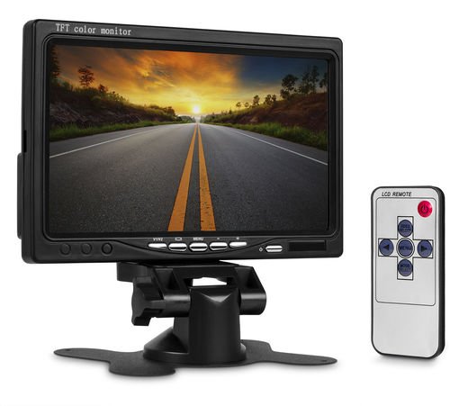 Wickedhd 7" Inch Car Rear View Backup Rotating Color Lcd Tft Monitor/Screen #TOP5