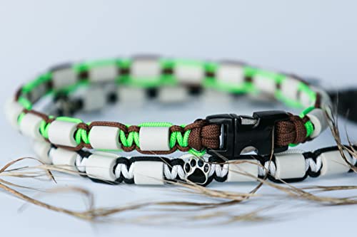 Pfoetchen-Welt Premium EM Keramikhalsband Maßanfertigung! Schmuckhalsband für Hunde. Auch mit Namen. EM-Keramik Halsband. Infotelefon 017682042883