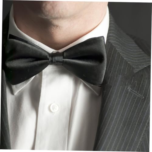 Set formal para hombre con fajín, corbatas y pañuelos negros miniatura 6