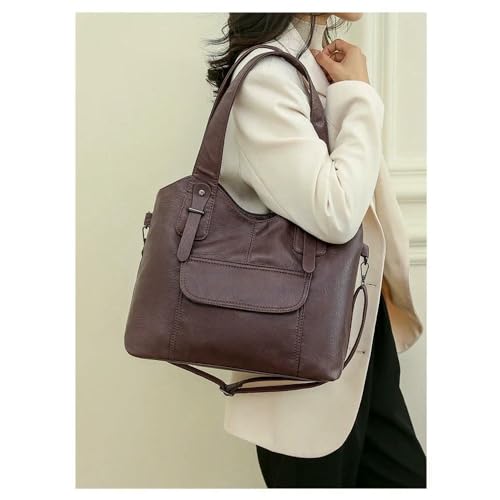 Sacs à main souples rétro à grande capacité style sac messager