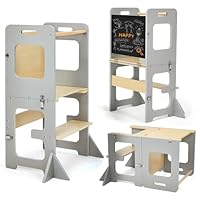 labebe Learning Tower for Children Grey