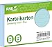 Produktbild RNK 115074  Karteikarten liniert 7 mm, blau, DIN A7, 1 Packung à 100 Karten