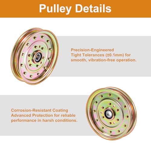 Antanker Idler Pulley Replaces for Ex Toro 1-633109, 116-4667, 633109, 1267685 HUS 539102610 Pulley