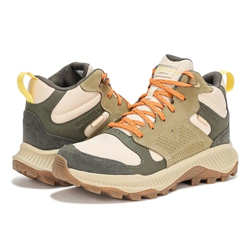 Merrell Merrell Men's Tempo Sol Mid Waterproof Hiking Boot, Dark Moss, 9