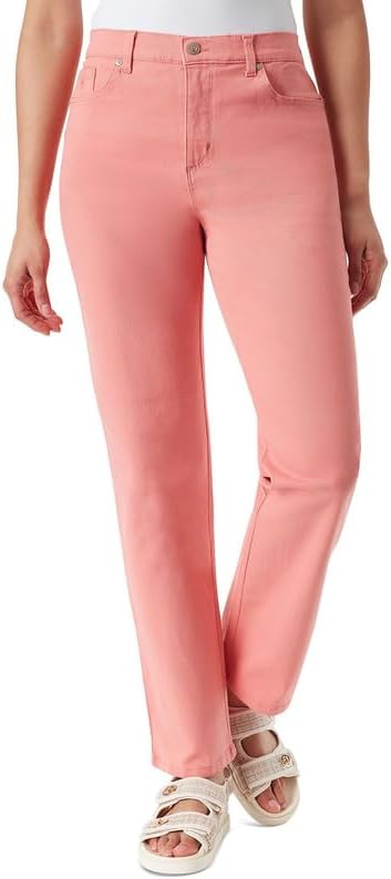 Gloria Vanderbilt Women's Petite Amanda High Rise Jeans (Marjan Rose, 10PS)