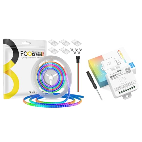 Tira LED RGB direccionable WS2812B 3M con control WiFi miniatura 1