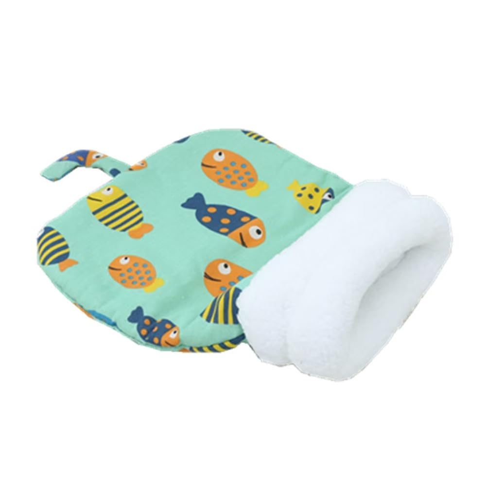 FineUsea Soft & Safe Cat Tunnel Sleep Bag Bed Cozy Hideway for Kitty's Comfort (Dark Blue, Large) — image 1