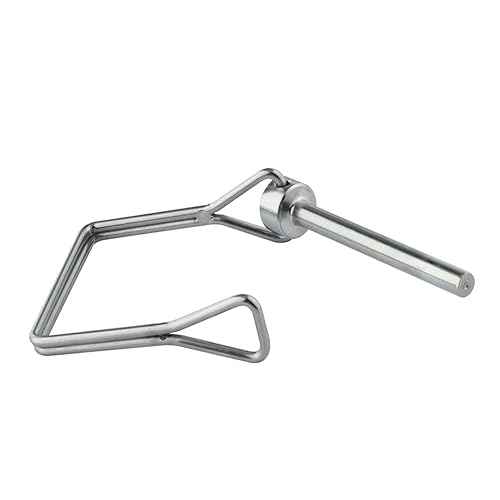 Miniatura 4 de Sunnyway Juego de 10 pines de acoplador de remolque de 14 de pulgada, pasador de bloqueo de alambre de 4 pulgadas de largo, pasador de toma de