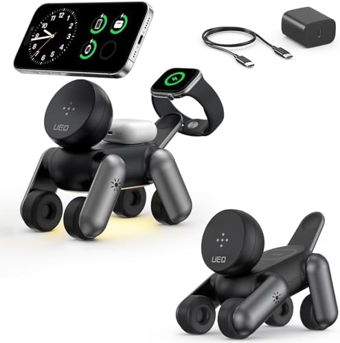 3 in 1 Wireless Charging Station for Apple Devices,Foldable Cute ...