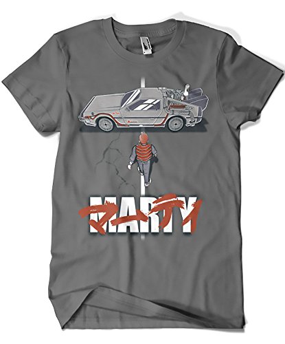 491-Camiseta Regreso Al Futuro - Marty (Arinesart) (3XL, Gris Oscuro)