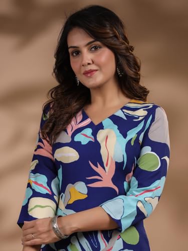 Image of ANNI Designer Women's Chanderi Straight Printed 2Pc Kurta Set