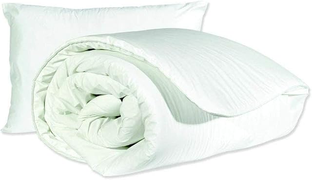 COMFORTNIGHTS Waterproof and Wipe Clean Duvet and Pillow Set Single Size 135cm x 200cm - 10.5 tog
