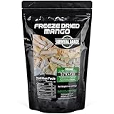 Freeze-Dried Mango Strips - No Sugar, No Preservatives - Clean Label Fruit - Bulk & Multi-Pack Options by Survival Grocery® (6 oz./1 Resealable Bag)