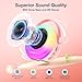 Karaoke Machine for Kids，Mini Portable Bluetooth Speaker with 2 Wireless Microphones,Karaoke Toys Gifts with Interactive Lights and Sound for Girls Boys Adults Home Party Birthday-Pink