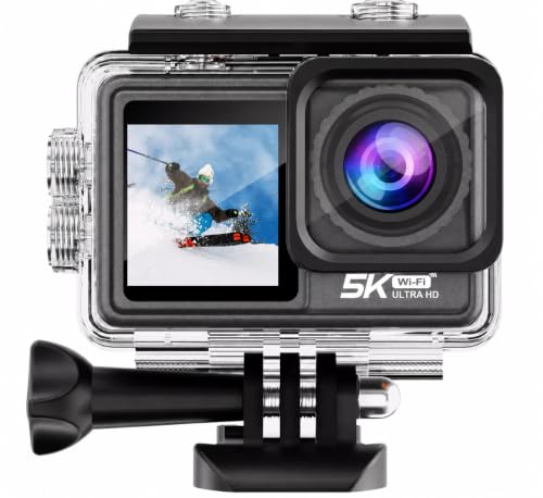 ORLOV 5K Action Camera, 5K/30FPS Ultra HD Sports Camera with 4K/6...