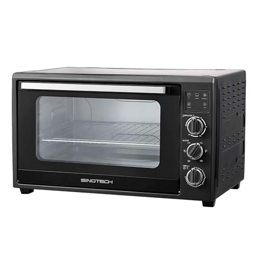Sinotech Forno Elettrico Ventilato, 60 Litri, Acciaio Inox, con Luce