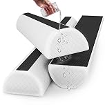 Sleepah Bed Rail for Toddlers (2 Pack) Memory Foam Bumper Guard w Dual Non-Slip Pads (Top & Bottom) Waterproof Washable Soft Removable Cover Safety Noodle for King Queen Full Twin Beds (2)