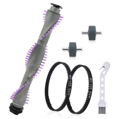 Image of Roller Brush Replacement for Shark Navigator Lift Away NV350,NV352,NV353,NV360,NV356E,NV42,NV80,UV420,NV70,NV41,NV71,NV90,NV22 Series Upright Vacuum，1 Roller Brush + 2 Belts + 2 Wheels